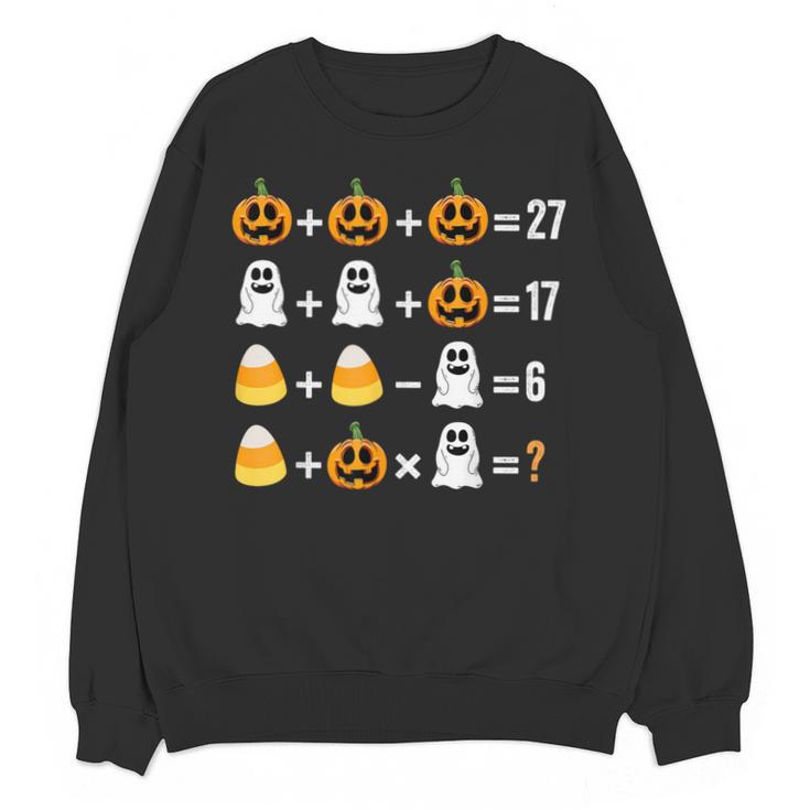 Order Of Operations Quiz Pumpkin Halloween Math Teacher Unisex Sweatshirt