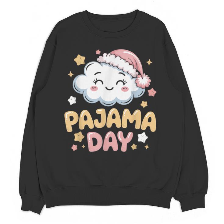 Pajama Day School Spirit Week Fun Cloud Teacher Unisex Sweatshirt