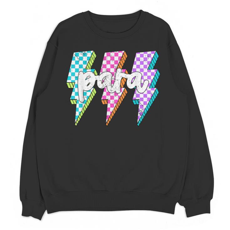 Para Squad Paraprofessional Teacher Lightning Bolt Unisex Sweatshirt