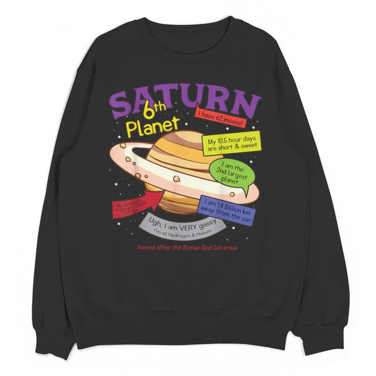 Perfect Planets Teachers Shirts Saturn For Solar System Unisex Sweatshirt