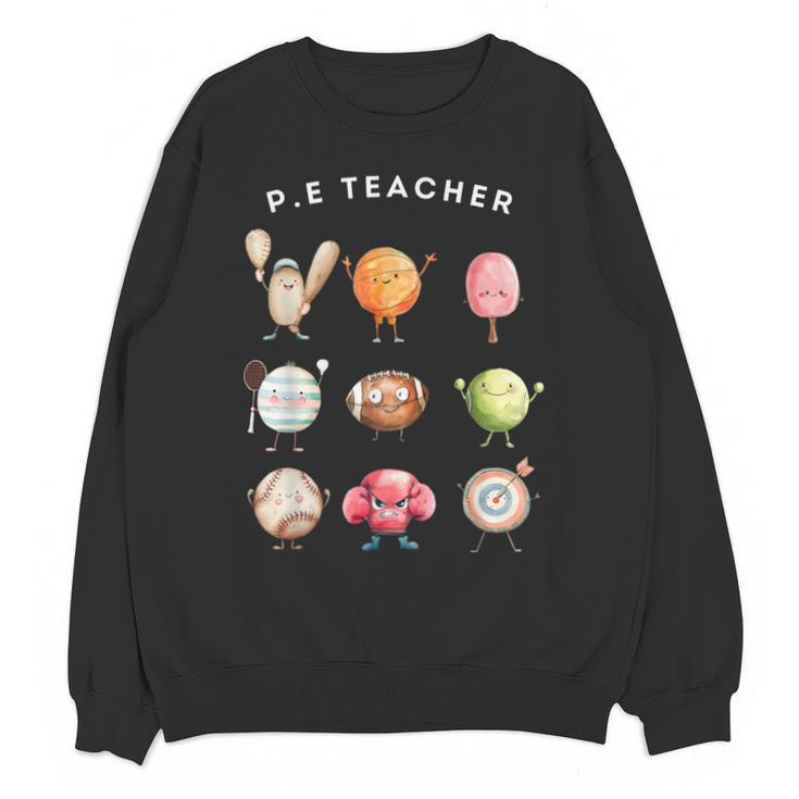 Physical Education Teacher PE Teacher Specials Back School Unisex Sweatshirt