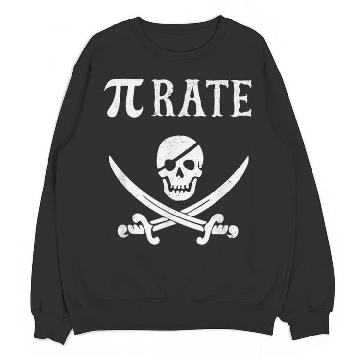 Pi Day Pi Rate Pirate For Teachers Unisex Sweatshirt