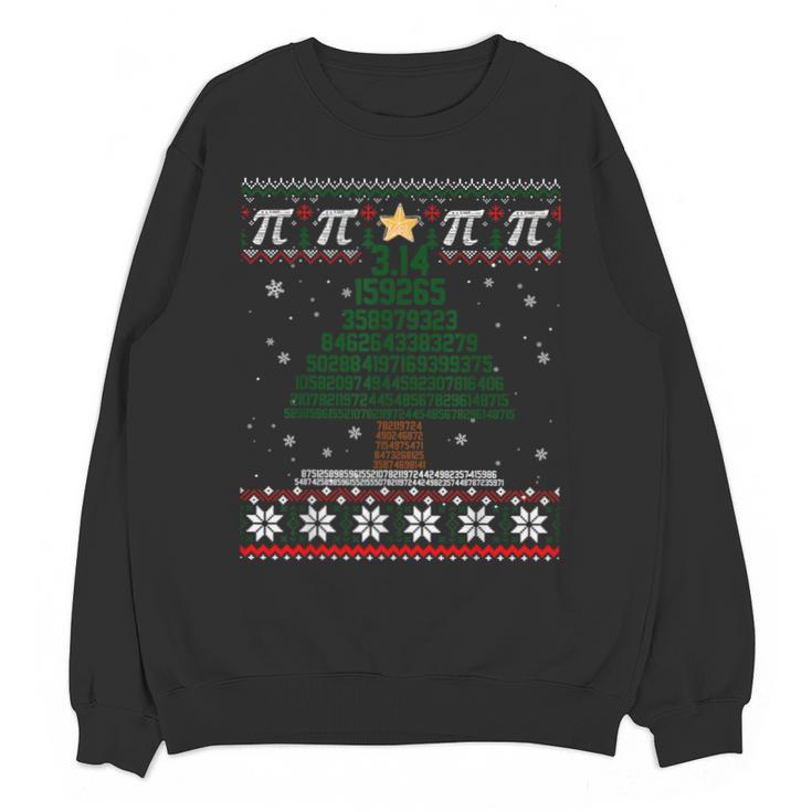 Pi Tree Christmas Math Teacher Ugly Sweater Men Women Kids Unisex Sweatshirt