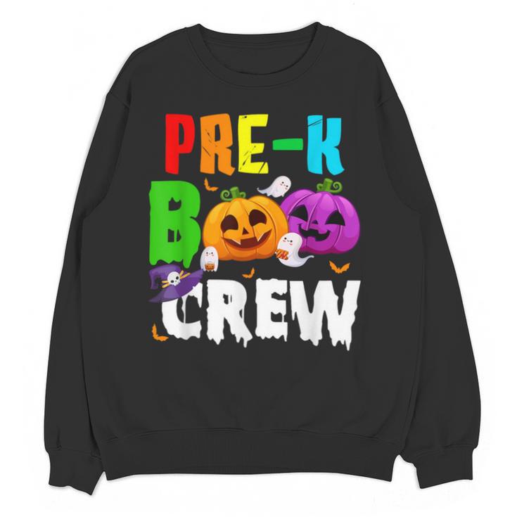 Pre K Boo Crew Halloween Costume Teachers Kids Unisex Sweatshirt