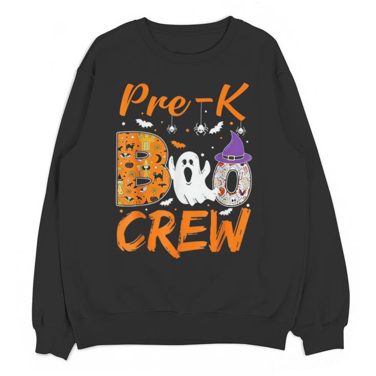 Pre K Boo Crew Teacher Student Halloween Pre Kindergarten Unisex Sweatshirt