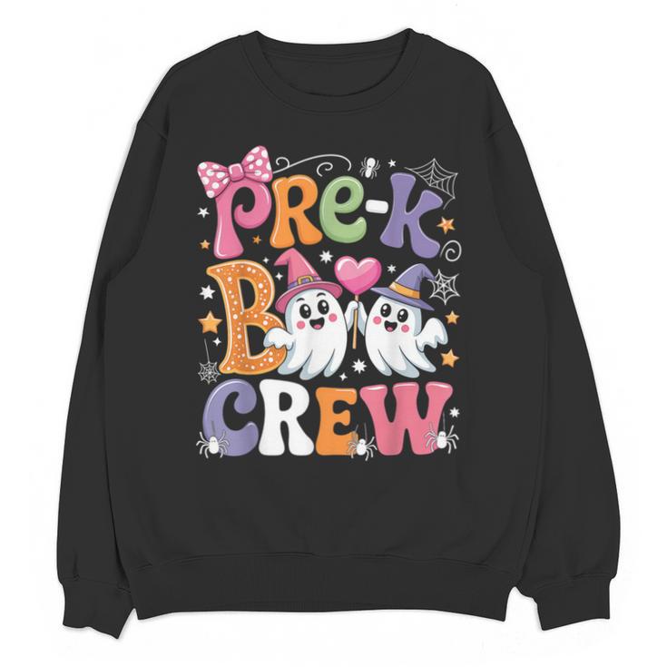 Pre-K Boo Crew Pre-K Teacher Student Kids Halloween Unisex Sweatshirt