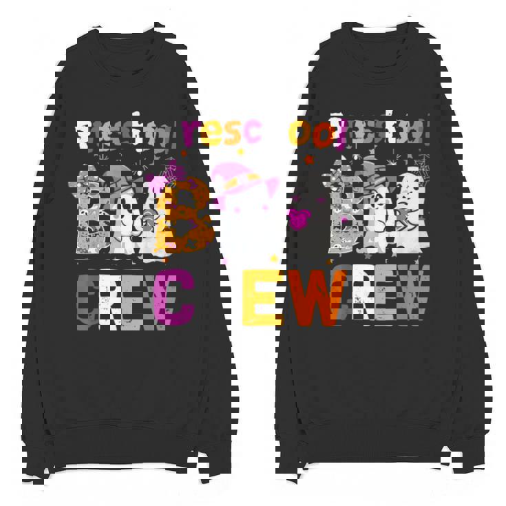Preschool Boo Crew Preschool Halloween Teacher Kids Unisex Sweatshirt