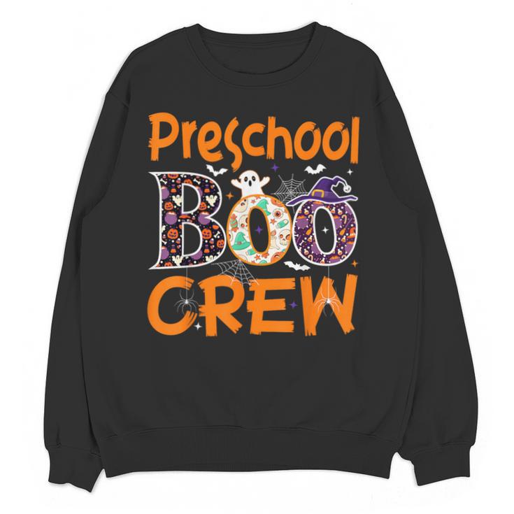 Preschool Boo Crew Preschool Halloween Teacher Unisex Sweatshirt