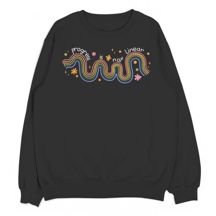Progress Is Not Linear Sped Ed Special Education Teacher Unisex Sweatshirt