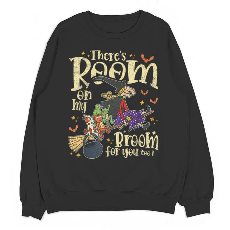 There's Room On My Broom For You Too Teacher Halloween Unisex Sweatshirt