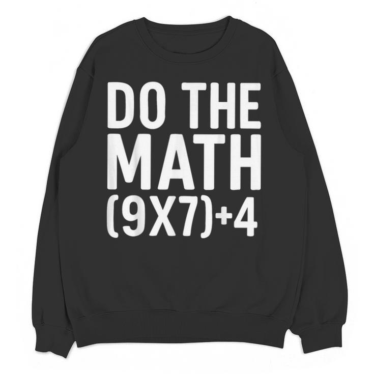 Retro Do The Math Teacher For Men Women Kid Boy Girl Unisex Sweatshirt