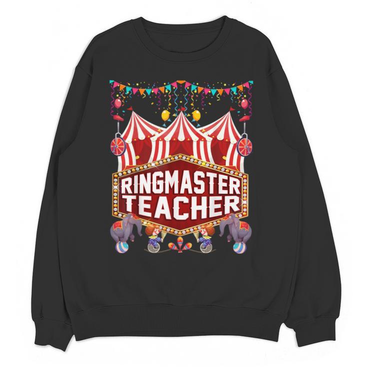 Ringmaster Teacher Costume – Carnival Birthday Style Unisex Sweatshirt