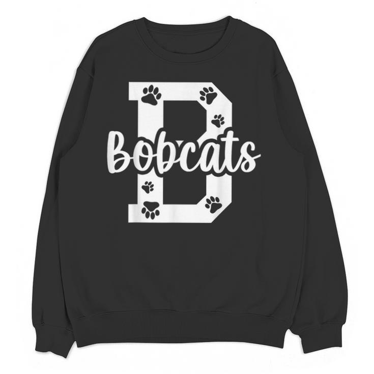 School Spirit Mascot Bobcats Back To School Teacher Student Unisex Sweatshirt
