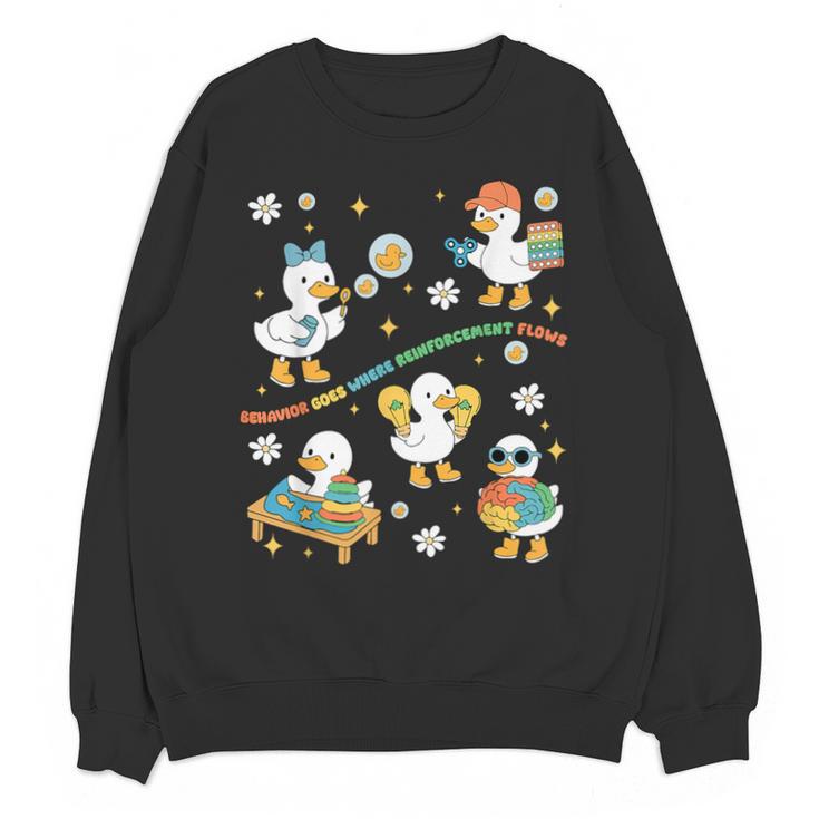 Silly Goose Behavior Analyst RBT ABA Therapy SPED Teacher Unisex Sweatshirt
