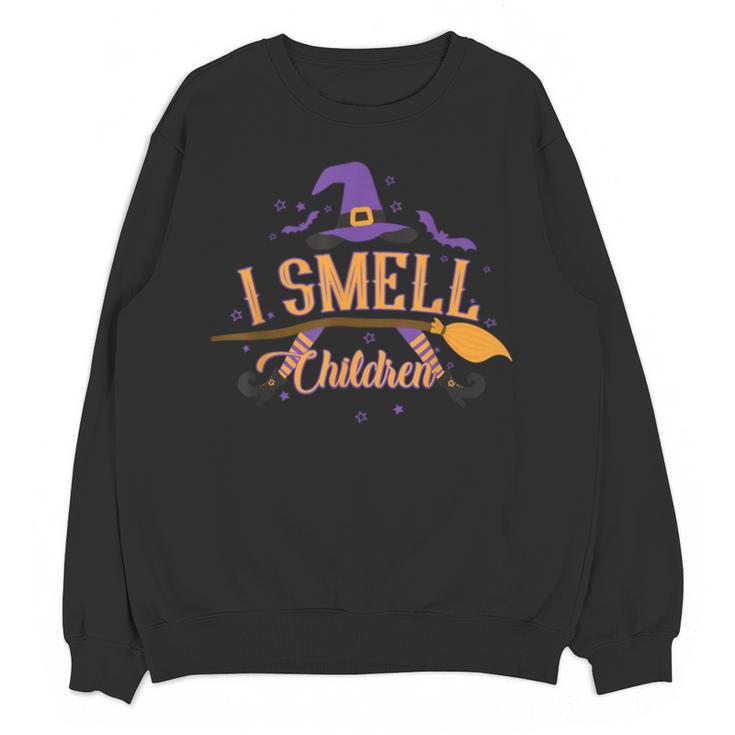 I Smell Children Wicked Cute Kindergarten Teacher Halloween Unisex Sweatshirt
