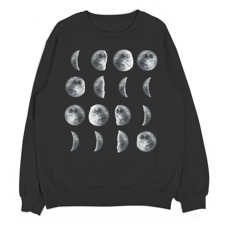 Space Science Student Teacher Leonard Moon Phases Men Women Kids Unisex Sweatshirt