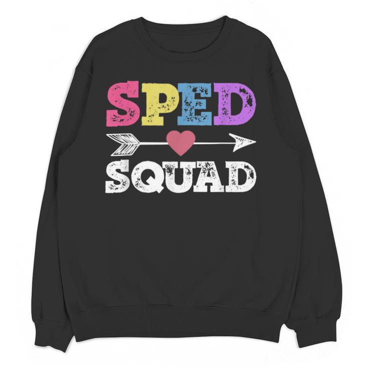 Special Education Squad Shirt SPED Squad Teacher's Day For Men Women Unisex Sweatshirt