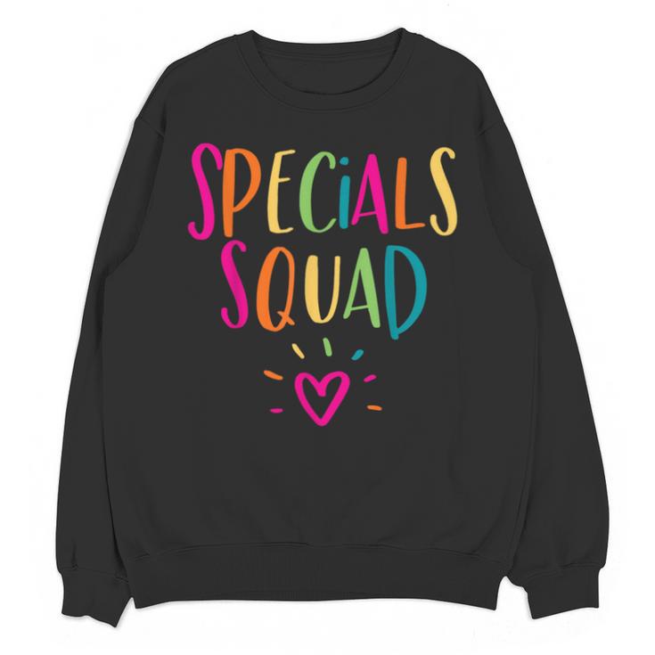 Specials Squad Art Music PE Tech Gym Teacher Team Unisex Sweatshirt