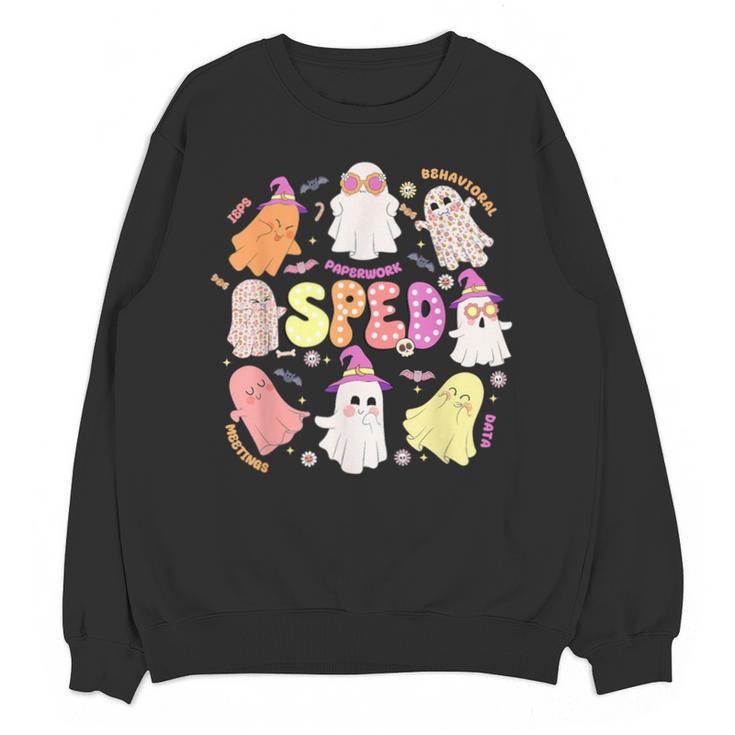 SPED Teacher Halloween Spooky Special Education Team Men Women Kids Unisex Sweatshirt