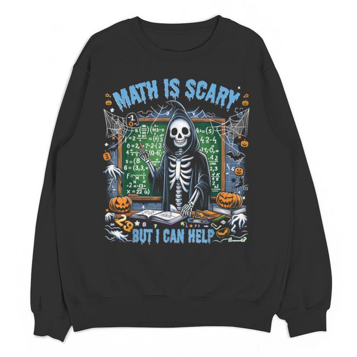 Spooky Halloween Math Teacher Unisex Sweatshirt
