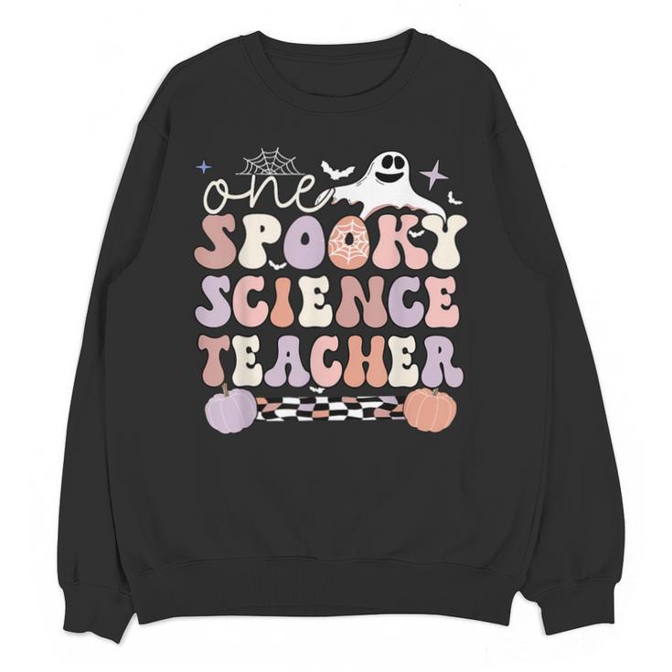 Spooky Science Teacher Halloween Science Teaching For Men Women Unisex Sweatshirt