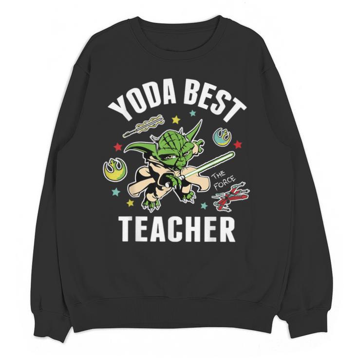 Star Wars Yoda Best Teacher Icons Unisex Sweatshirt