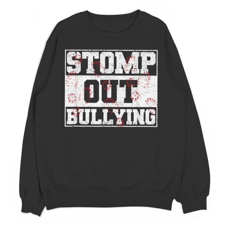 Stomp Out Bullying Back To School Education Teacher Unisex Sweatshirt