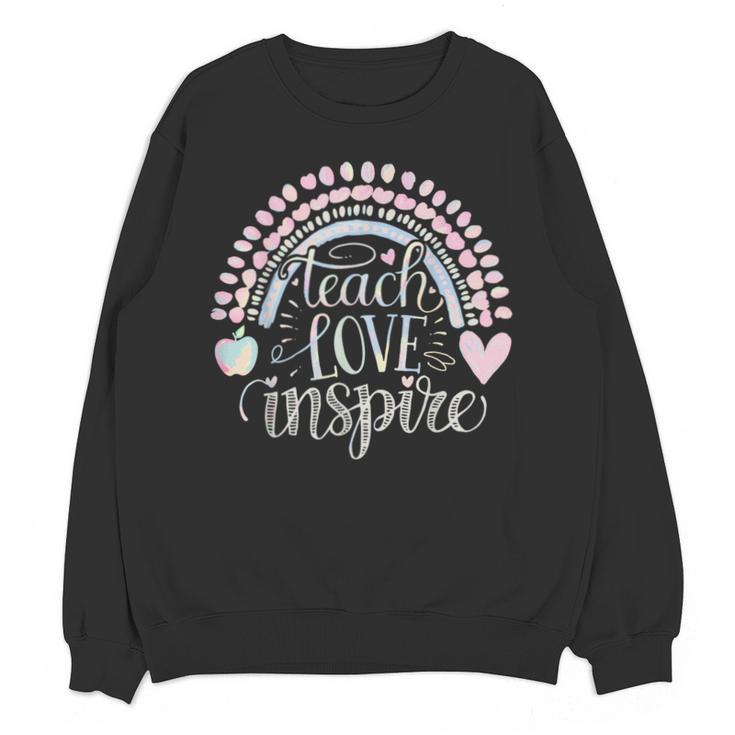 Teach Love Inspire Teacher Unisex Sweatshirt