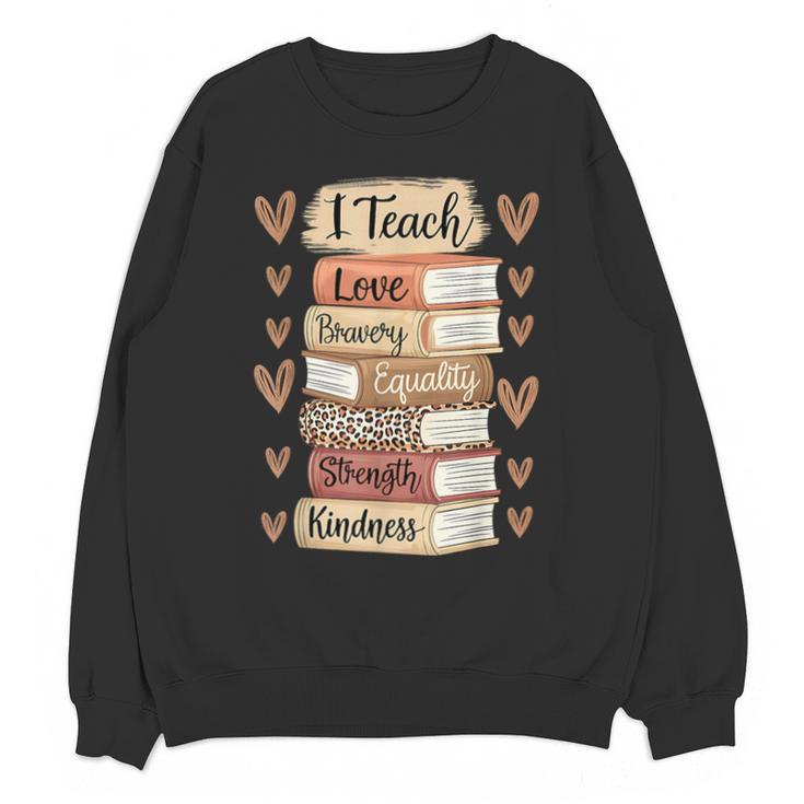 I Teach History Month Black Teacher Melanin Unisex Sweatshirt