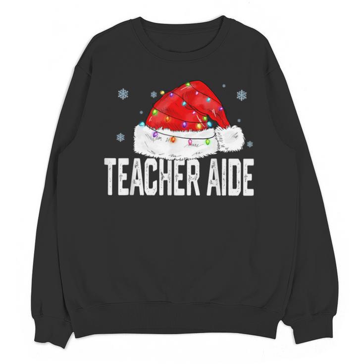 Teacher Aide Christmas Women Family Matching Group Xmas Unisex Sweatshirt