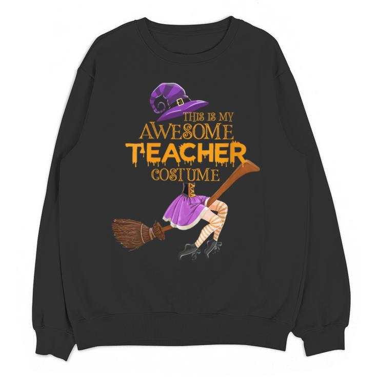 This Is My Teacher Costume Halloween Family Matching Group Unisex Sweatshirt