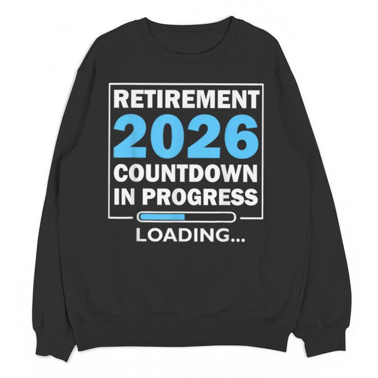 Teacher Retirement Class Of 2026 Loading Retired Unisex Sweatshirt