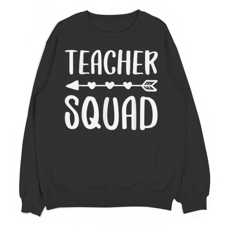 Teacher Squad Shirt Men Women Teacher Team Unisex Sweatshirt