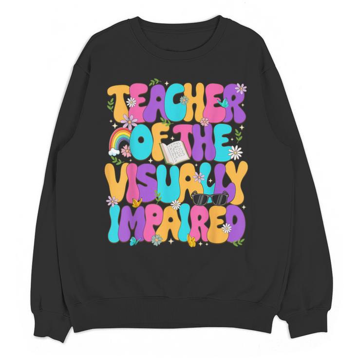 Teacher Of The Visually Impaired Blindness Awareness Unisex Sweatshirt