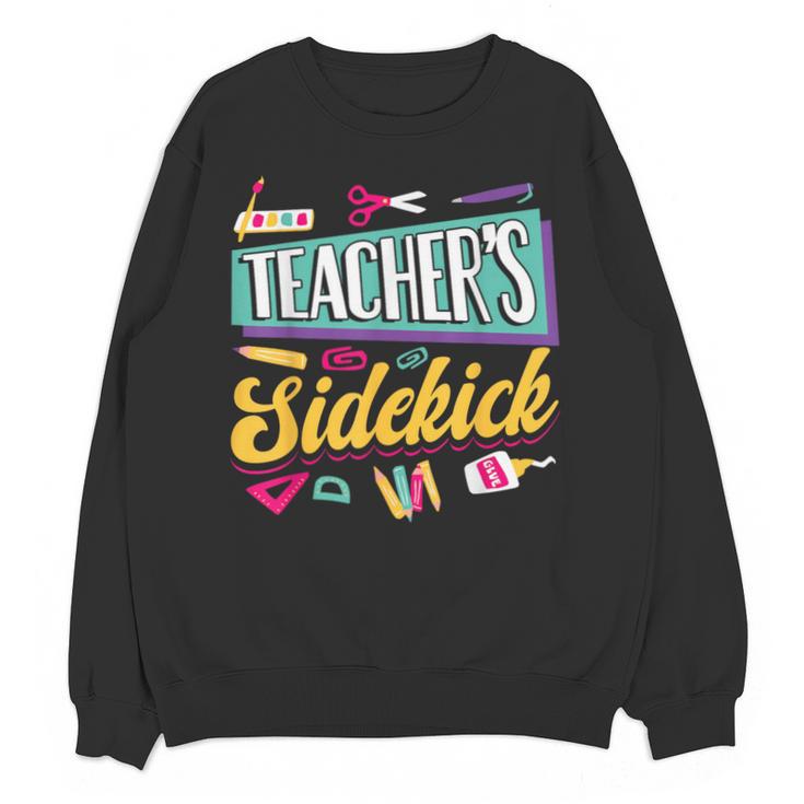 Teacher's Sidekick Teacher Assisting Teaching Assistant Unisex Sweatshirt