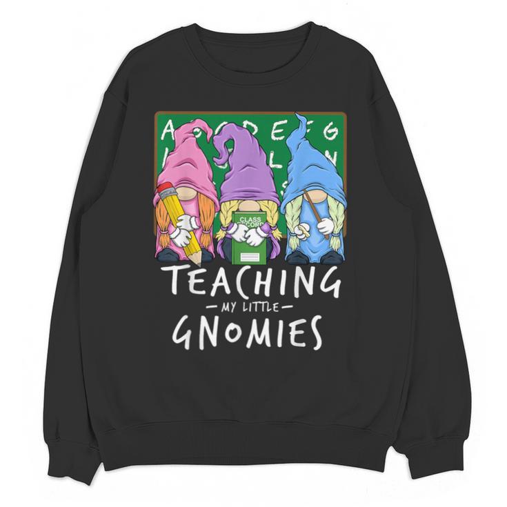 Teaching My Little Gnomies With Gnome For Teacher Women Unisex Sweatshirt