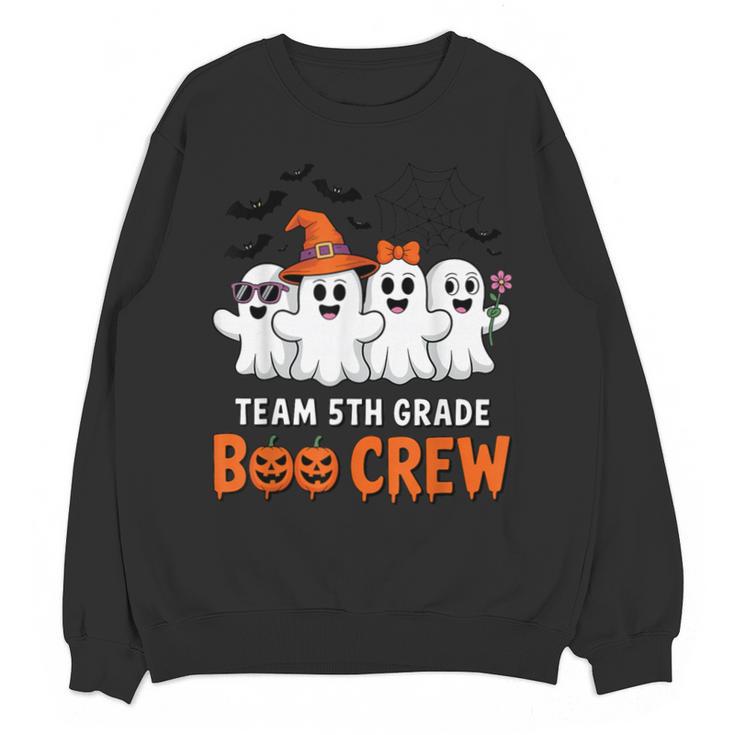 Team 5th Grade Boo Crew Halloween Teacher Student Costume Unisex Sweatshirt
