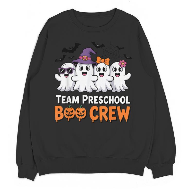 Team Preschool Boo Crew Halloween Teacher Student Costume Unisex Sweatshirt