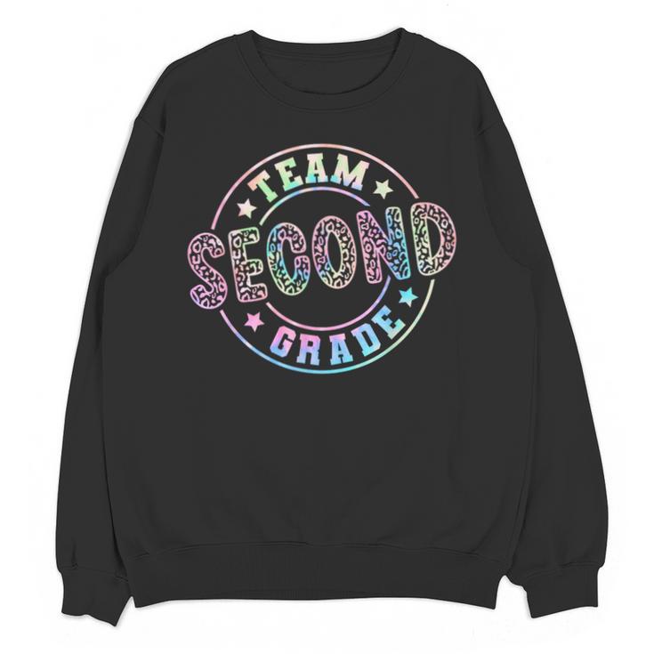 Team Second Grade Teacher Student Back To School 2nd Grade Unisex Sweatshirt