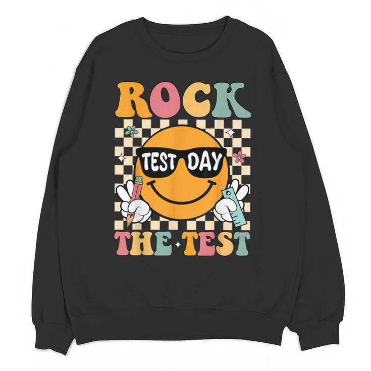 Test Day Rock The Test Teacher Testing Day You Got This Unisex Sweatshirt