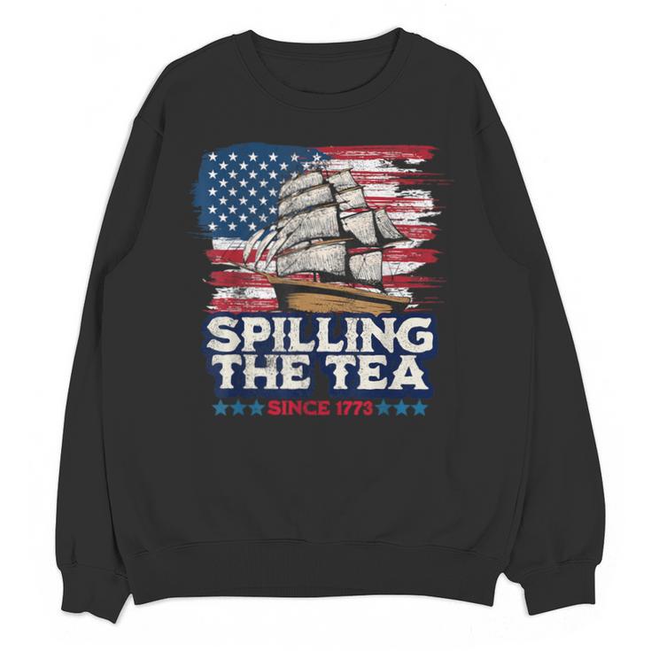 US History Teacher Boston Spilling The Tea Since 1773 Unisex Sweatshirt