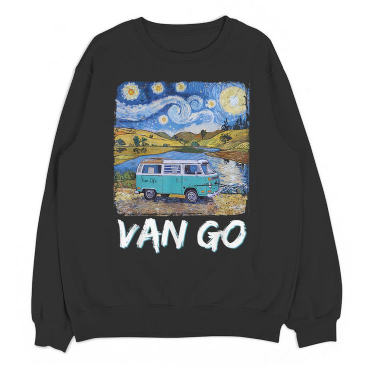 Van Go Retro Vanlife Art Teacher Unisex Sweatshirt