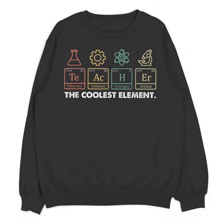Vintage The Coolest Element Periodic Table Chemist Teacher Unisex Sweatshirt