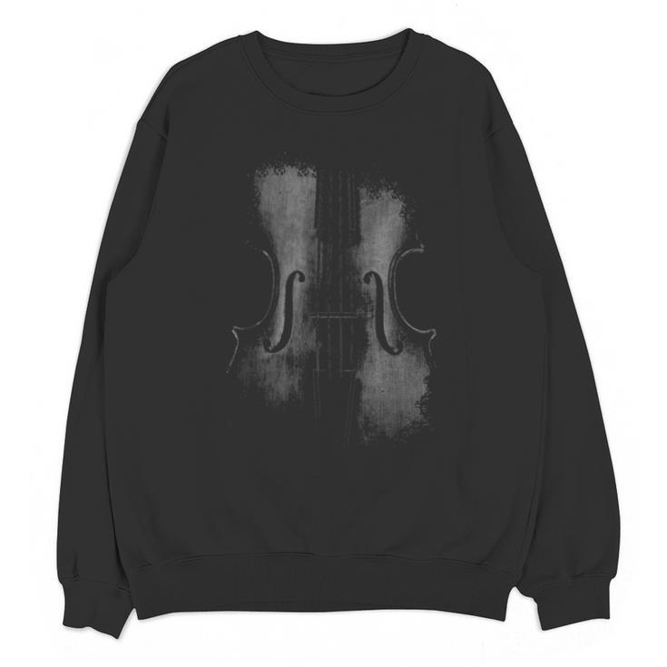 Violin Player Instrument Music Teacher Musical Violinist Unisex Sweatshirt