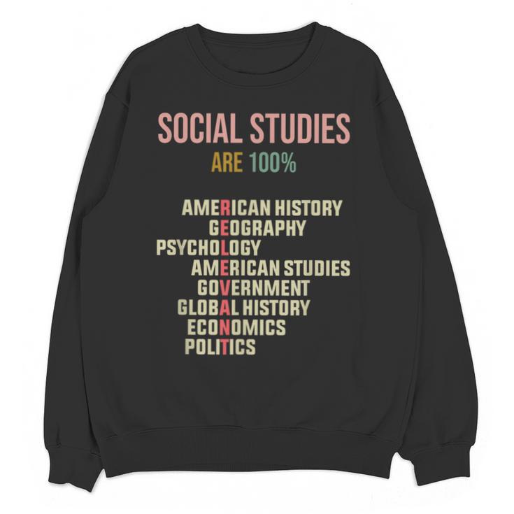 World History Classroom Social Studies History Teacher Unisex Sweatshirt