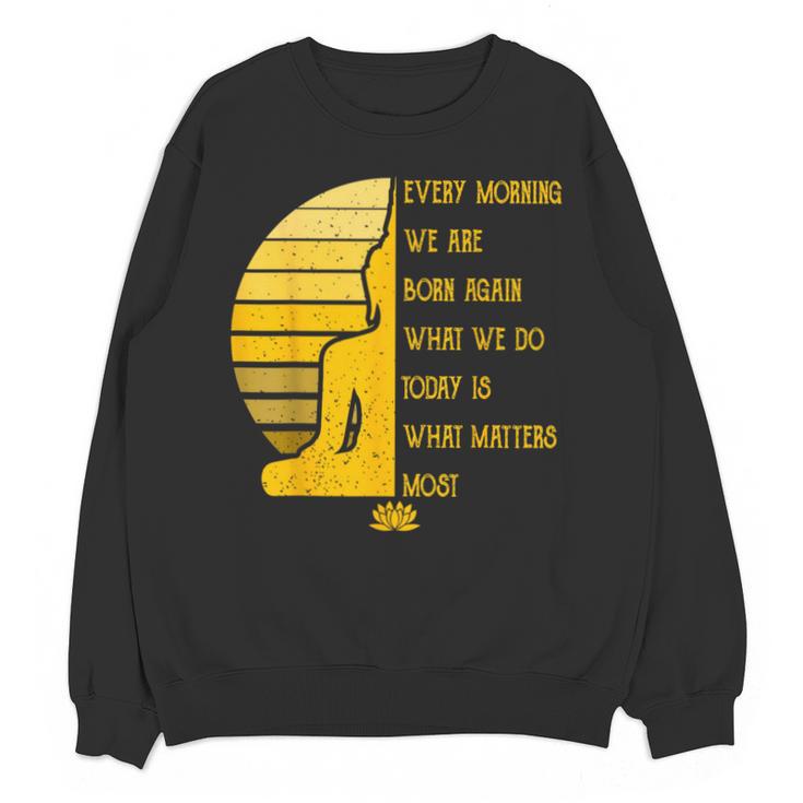 Yoga Meditation Buddha Yoga Teacher T-Shirt Unisex Sweatshirt