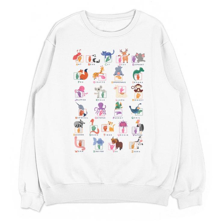 American Sign Language For Teachers ASL Alphabet Unisex Sweatshirt