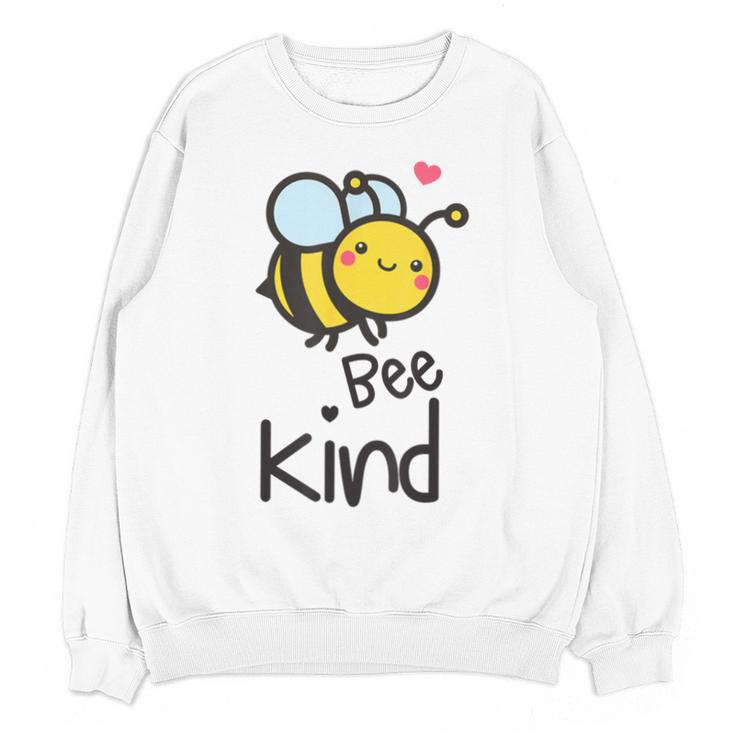Bee Kind Bumble Bee Anti Bullying Teacher Kindness Matters Unisex Sweatshirt