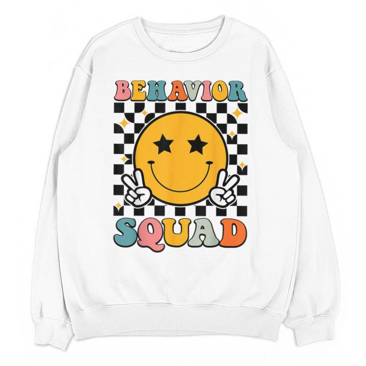 Behavior Squad Specialist Analyst Behavior Teacher Retro Unisex Sweatshirt