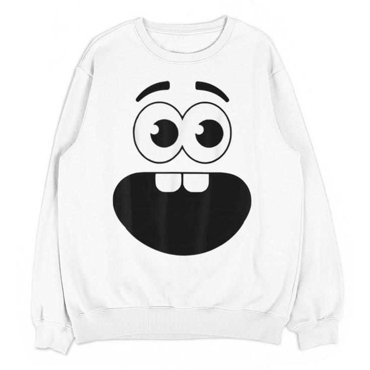 Creepy Carrots Face Teacher Halloween Costume Matching Unisex Sweatshirt